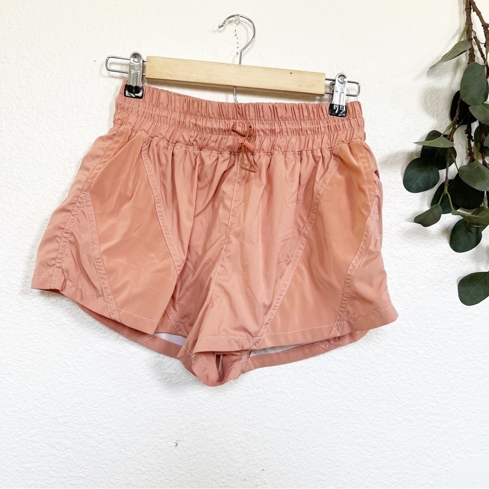 Free People Movement- Athletic Orange Shorts XS